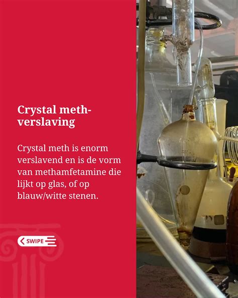 Illustratie van een persoon die crystal meth gebruikt in een nachtclubomgeving.