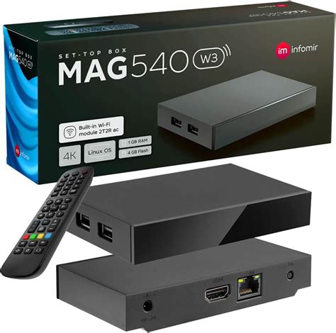 Foto van de Infomir MAG520w3 IPTV box