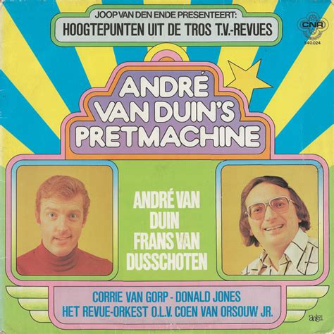 Collage van theaterposters van André van Duin's revues