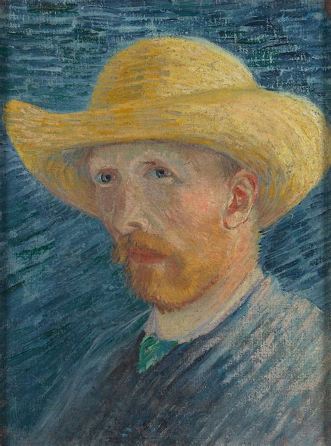 Vincent van Gogh, Zelfportret met strohoed, 1887