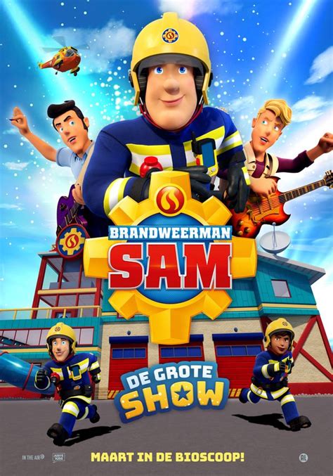 Karakters van Brandweerman Sam in actie.