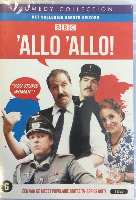 Informatiefoto van de complete dvd-collectie van 'Allo 'Allo!