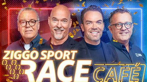 Grafische weergave van het Ziggo Sport Race Café uitzendschema