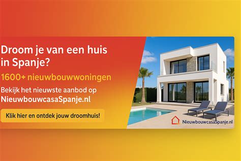 Afbeelding van een typische woning aan de Costa Blanca