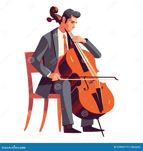 Illustratie van een muzikant die live streamt met een akoestische gitaar en smartphone