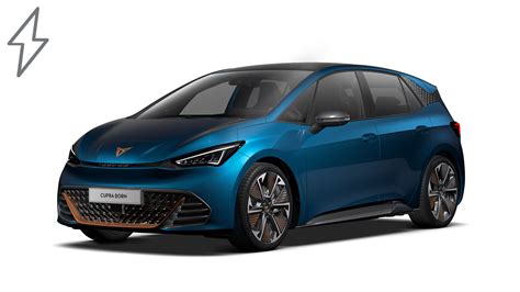 Illustratie van de CUPRA Born in de wijk El-Born.