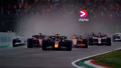 Logo van Viaplay en Formule 1.