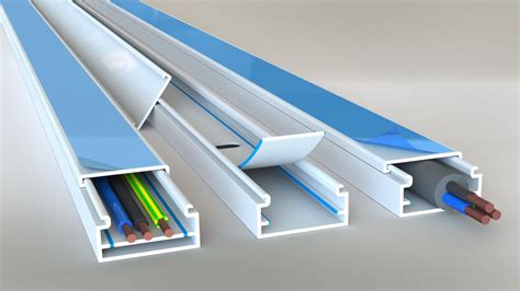 voorbeeld van plinten met geïntegreerde kabelgoten