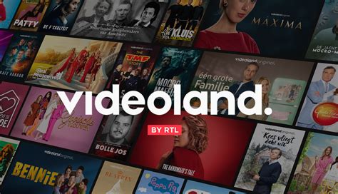 Schema van de verschillende programma's aangeboden door RTL en Videoland, met hun genres en uitzenddagen.