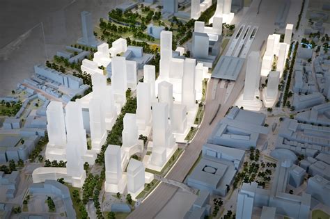 Impressie van het toekomstige Kijkhuis op de Lammermarkt met meerdere zalen en een restaurant