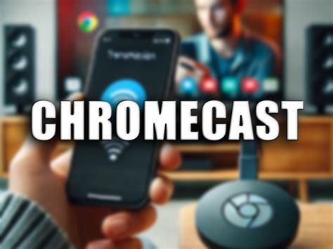 Illustratie van een Chromecast-apparaat dat in een tv wordt gestoken