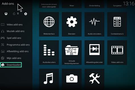 Overzicht van aanbevolen legale Kodi add-ons.