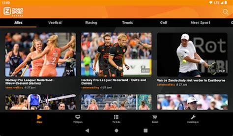 Overzicht van de sportcompetities en evenementen die beschikbaar zijn via Ziggo Sport Totaal en ESPN Compleet.