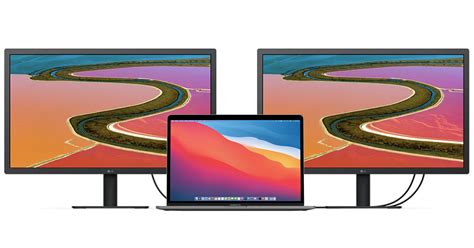 Screenshot van de Systeeminstellingen > Beeldschermen op een MacBook
