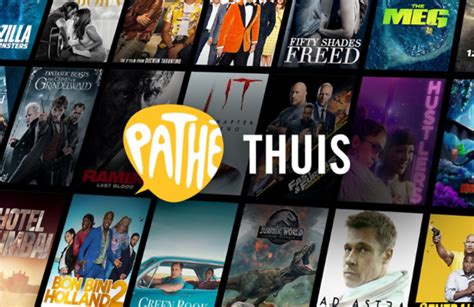 Infographic met logo's van Pathé Thuis, Netflix en SkyShowtime, met de vermelding 