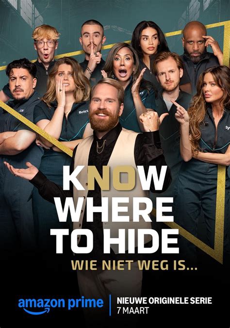 poster van het programma Know Where To Hide: Wie Niet Weg Is...