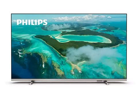Illustratie van een Philips Smart TV met de Smart TV-interface