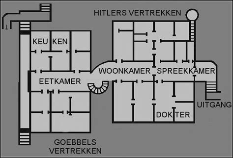 Adolf Hitler in zijn bunker tijdens de laatste dagen van de oorlog in 'Der Untergang'.