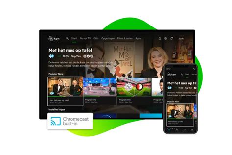 Screenshot van de Smart Cast app die foto's naar een smart tv streamt.