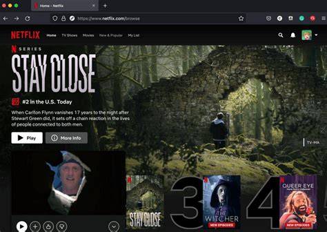 screenshot van de Netflix randomizer tool