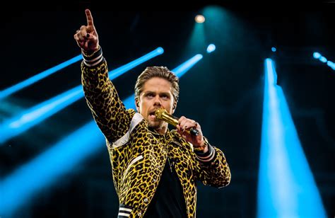 André Hazes Jr. op het podium