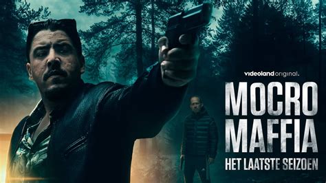 Collage van posters van populaire Nederlandse Videoland series zoals Mocro Maffia