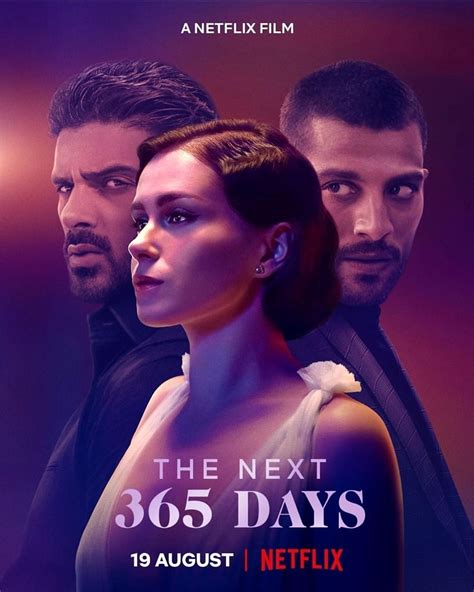 Illustratie van de eerste film '365 Days' met de hoofdrolspelers Laura en Massimo.