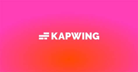 Collage van logo's van Kapwing en Ezgif.