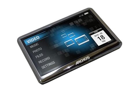 Overzicht van de ARCHOS 43 Vision mediaspeler