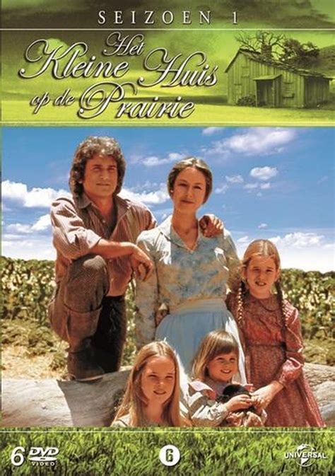Familie Ingalls in hun kleine huisje op de prairie