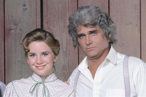 Michael Landon als Charles Ingalls en Melissa Gilbert als Laura Ingalls