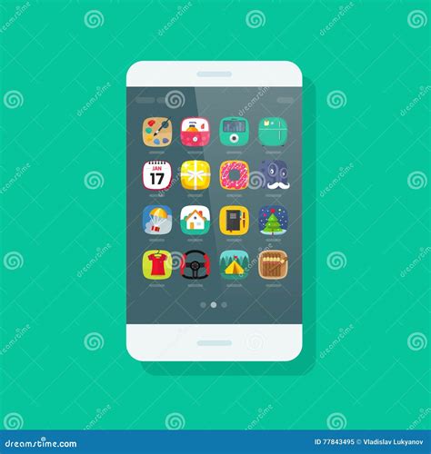 Illustratie van een smartphone met een video compressie app op het scherm