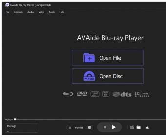Screenshot van AVAide Blu-ray Player software