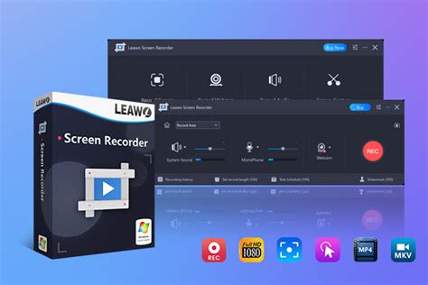 Screenshot van de Leawo Video Converter interface met de opties voor formaatselectie.