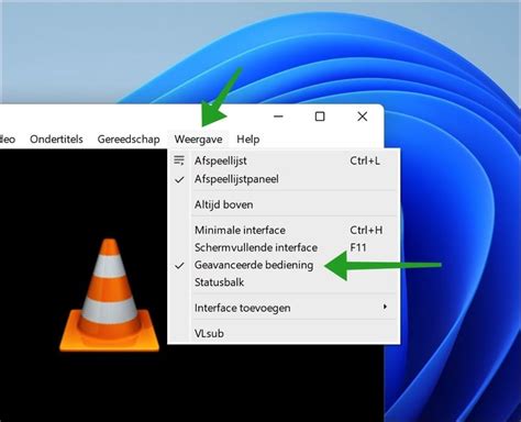 Schermopname van DVD Flick met navigatiemenu en projectinstellingen gemarkeerd.