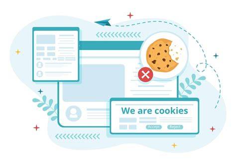 Illustratie van cookie-instellingen op een website
