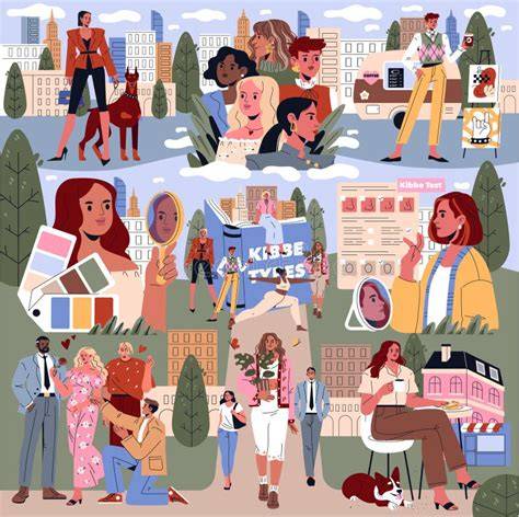 Illustratie van diverse lifestyle-onderwerpen
