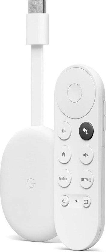 Screenshot van het instellingenmenu van een Google Chromecast met Google TV, waar de optie 