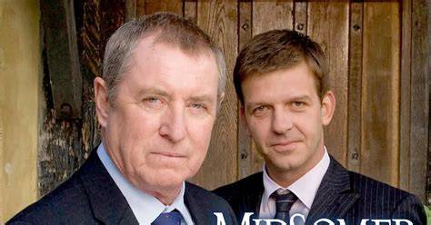 Schematische weergave van de Midsomer Murders cast en belangrijke locaties