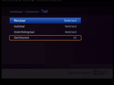 Screenshot van Kodi-instellingen voor ondertiteling