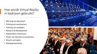 Infographic die uitlegt hoe Virtual reality werkt in de context van films