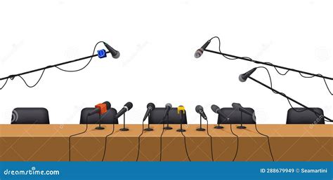 Illustratie van een radiostudio met microfoons en geluidstechnici