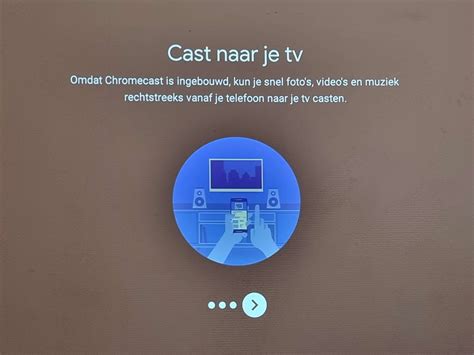 Illustratie van hoe een Chromecast werkt met een telefoon en TV