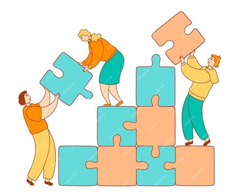 Illustratie van de teamleden van Team 1 met hun professionele achtergronden