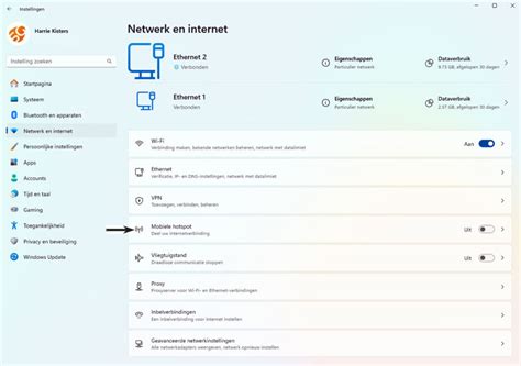 Schema dat de verbinding van een Smart TV via een mobiele hotspot laat zien.