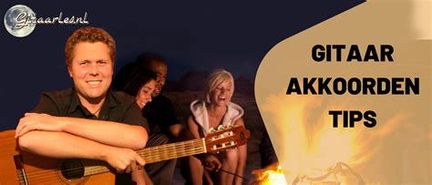 Infographic met stappenplan voor het leren van gitaar, beginnend met simpele akkoorden