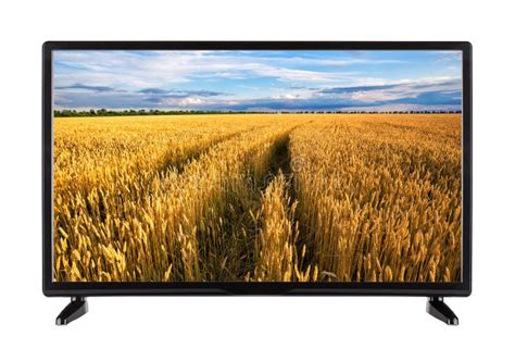 Afbeelding van een moderne televisie met duidelijke geluidsweergave
