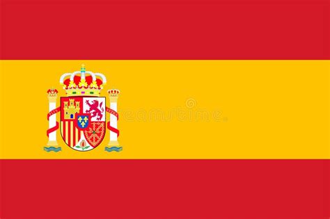 Illustratie van de Spaanse vlag met een filmstrip.