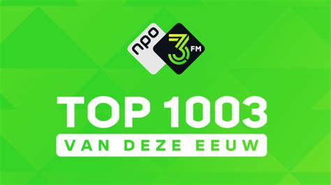 Grafiek met populaire nummers van NPO 3FM