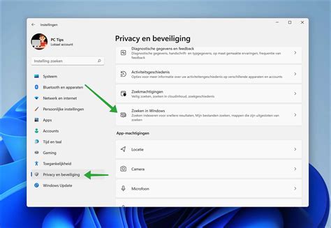Screenshot van YouTube's privacy-instellingen
